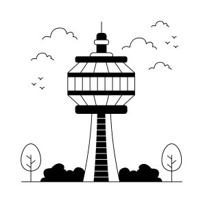 Landmark, Monument, Building, Architecture, Cn Tower icon
