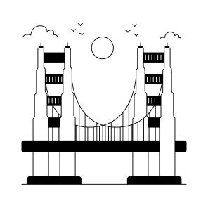 Landmark, Monument, Building, Architecture, Golden Gate Bridge icon