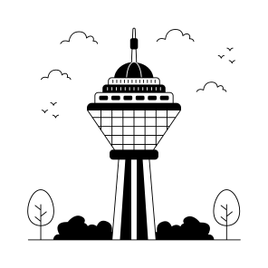 Landmark, Monument, Building, Architecture, Milad Tower icon
