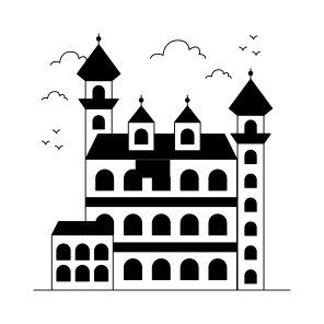 Landmark, Monument, Building, Architecture, Neuschwanstein Castle icon