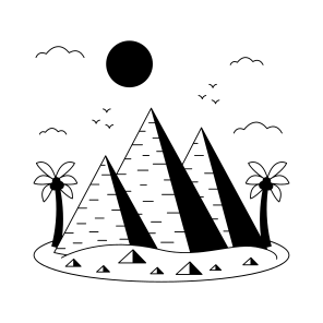 Landmark, Monument, Building, Architecture, Pyramids Of Giza icon