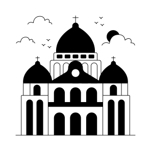 Landmark, Monument, Building, Architecture, Sacre Coeur icon