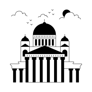 Landmark, Monument, Building, Architecture, Senate Square icon