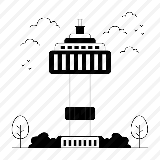 Landmark, Monument, Building, Architecture, Seoul Tower preview