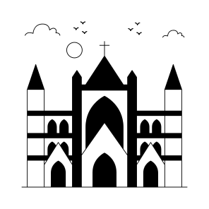 Landmark, Monument, Building, Architecture, St Albans Cathedral icon