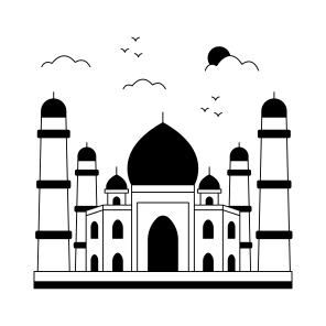 Landmark, Monument, Building, Architecture, Taj Mahal icon