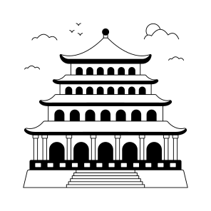 Landmark, Monument, Building, Architecture, The Forbidden City icon