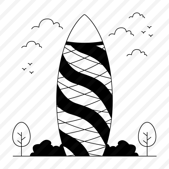 Landmark, Monument, Building, Architecture, The Gherkin preview