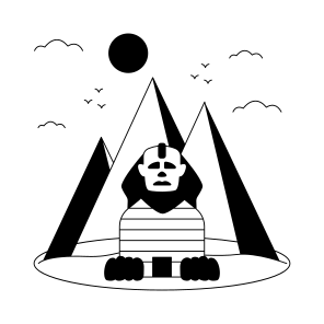 Landmark, Monument, Building, Architecture, The Great Sphinx icon