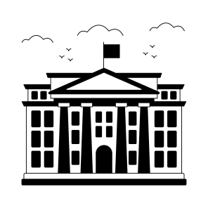 Landmark, Monument, Building, Architecture, The White House icon