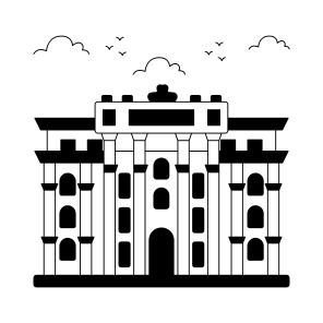 Landmark, Monument, Building, Architecture, Trevi Fountain icon