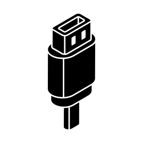 Usb Jack, Usb Connector, Data Cable, Hardware, Usb Port icon