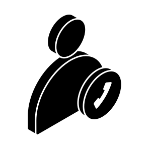 User Call, Phone Call, Telecommunication, Tele Conversation, Phone Talk icon