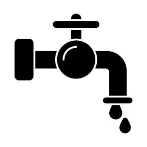 Water Tap, Faucet, Spigot, Plumbing, Turn On Water icon