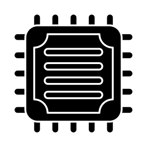 Processor, Microprocessor, Microchip, Cpu, Memory Chip, icon