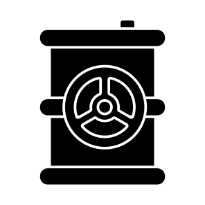 Toxic Barrel, Toxic Drum, Radioactive Barrel, Radioactive Drum, Toxic Container icon