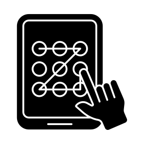 Swipe Lock, Mobile Pattern Lock, Password, Passcode, Security icon