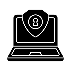 System Security, System Protection, Secure System, Laptop Security, Laptop Protection, icon