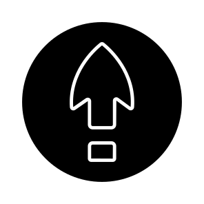 Directional Arrow, Navigational Arrow, Arrowhead, Pointing, Icon, Arrow, Upward Arrow icon