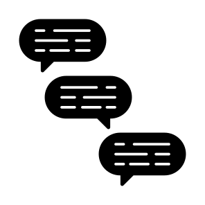 Chatting, Communication, Conversation, Message, Text, icon