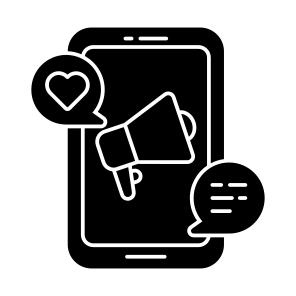 Mobile Marketing, Mobile Promotion, Mobile Publicity, Announcement, Campaign, icon