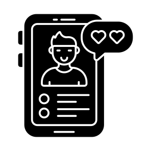 Mobile Profile, Mobile Account, Online Profile, Online Account, Mobile Users icon