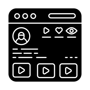 Web Profile, Web Account, Online Profile, Online Account, Web User icon