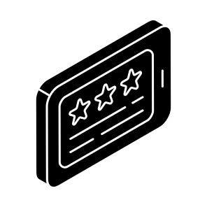Mobile Ratings, Mobile Reviews, Online Ratings, Customer Feedback, Customer Response icon