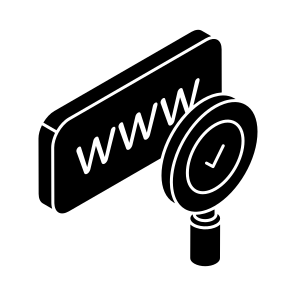 Www, World Wide Web, Search Box, Research, Analysis icon