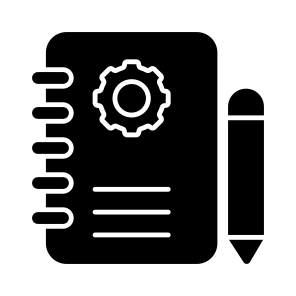 Notebook, Notepad, Spiral Diary, Jotter, Writing Book icon