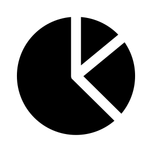 Pie Chart, Slice Chart, Data Analytics, Infographic, Statistics icon