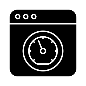 Web Speed Test, Internet Speed Test, Online Speed Test, Webpage Speed Test, Speed Optimization icon
