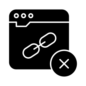 Wrong Web Linkage, Linked Website, Web Connection, Web Url, Chainlink icon