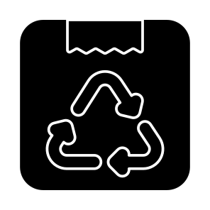 Parcel Recycling, Parcel Reprocess, Parcel Renewable, Package Reprocess, Package Recycling icon