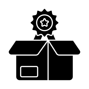 Premium Parcel, Premium Package, Parcel Quality, Package Quality, Carton S icon