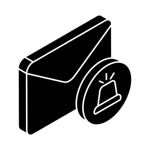 Mail Alarm, Email Alarm, Letter Alarm, Mail Alert, Mail Warning, icon