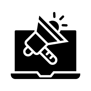 Megaphone, Loudspeaker, Digital Marketing, Trumpet, Announcement, icon