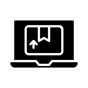 Online Parcel, Online Package, Online Order Booking, Select Parcel, Online Logistic icon
