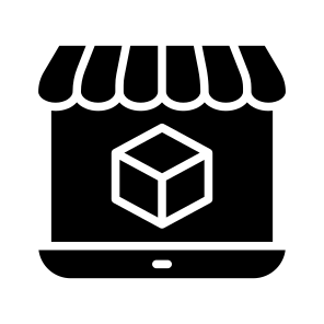 Online Product, Online Package, Online Order Booking, Select Parcel, Online Logistic icon
