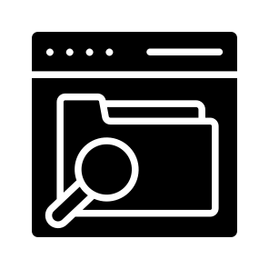 Search Folder, Search File, Search Document, Search Archive, Search Doc, icon