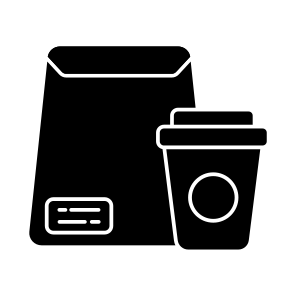 Takeaway Meal, Smoothie, Disposable Cup, Disposable Glass, Takeaway Food, S icon