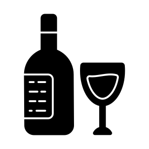 Wine Bottle, Alcohol, Beer, Whisky, Brandy icon
