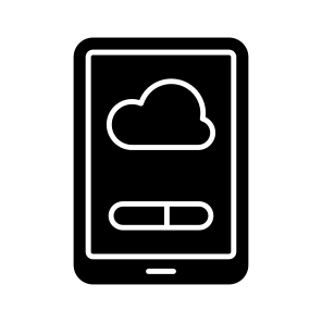 Cloud Phone, Cloud Smartphone, Cloud Cellphone, Cloud Mobile, Cloud Device, icon