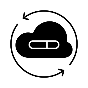 Cloud Update, Cloud Refresh, Cloud Sync, Cloud Synchronization, Cloud Reloads icon