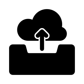 Cloud Upload, Online Download, Data Download, Cloud Storage, Cloud Technology, icon
