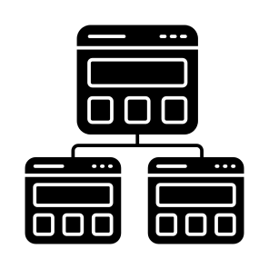 Web Design, Web Layout, Web Content, Website Design, Web Template icon