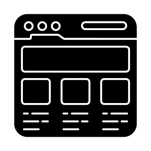 Web Design, Web Layout, Web Content, Website Design, Web Templates icon