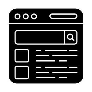 Www, World Wide Web, Search Box, Web Browser, Web Network icon