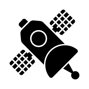 Satellite Dish, Parabolic Antenna, Space Antenna, Communication Dishs, Radar Dish icon