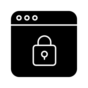 Web Security, Web Protection, Secure Website, Web Safety, Encrypted Website, icon